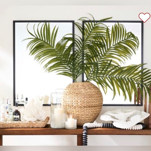 Pottery Barn Other - Pottery Barn Gorgeous Oversized Natural Handwoven Seagrass Vase Sold Out New 🌿